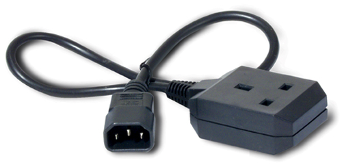 APC AP9881 - Power Cord, C14 to BS1363 (UK), 0.6m