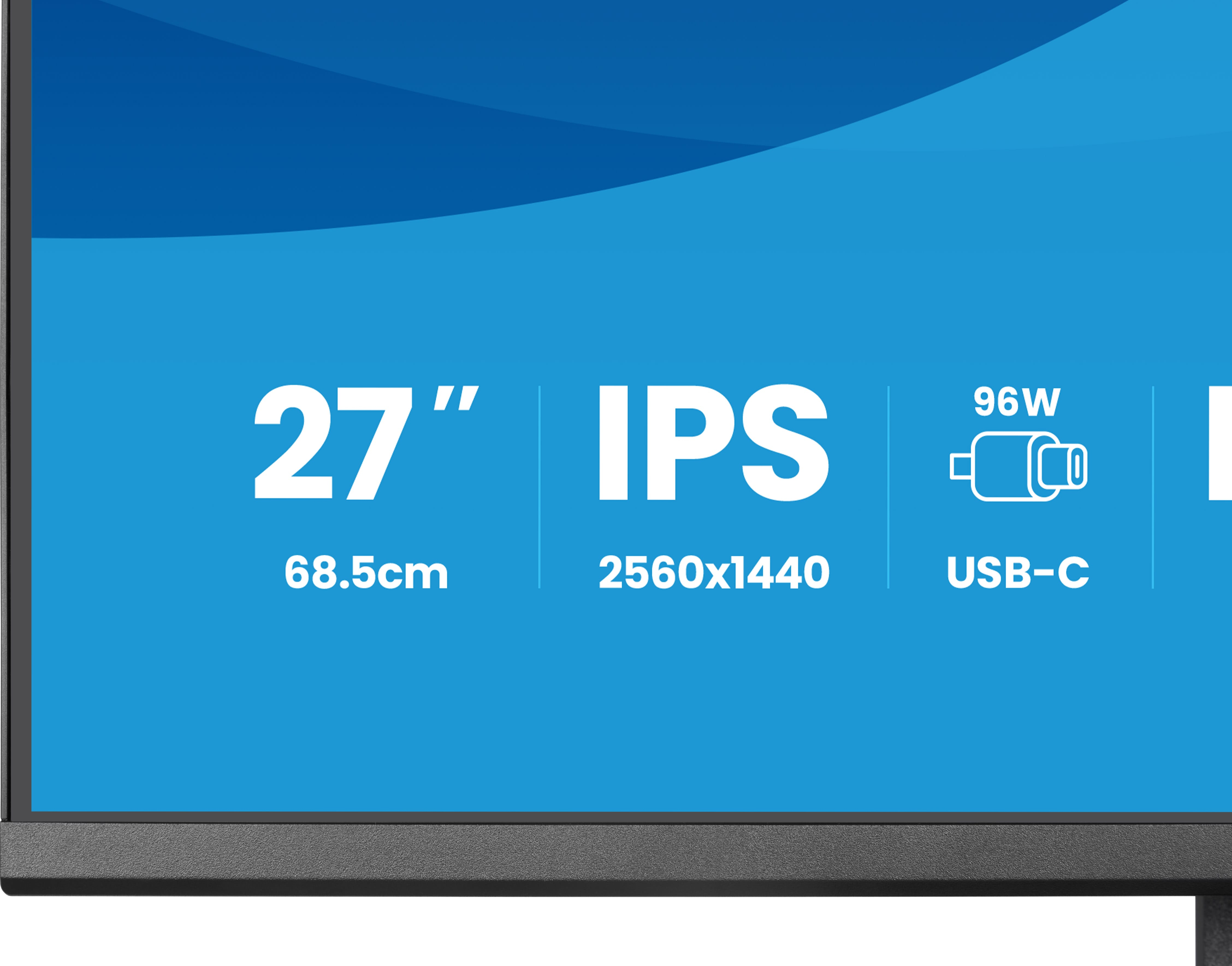 27 Zoll, IPS, 2560x1440, USB-C, 68,5cm