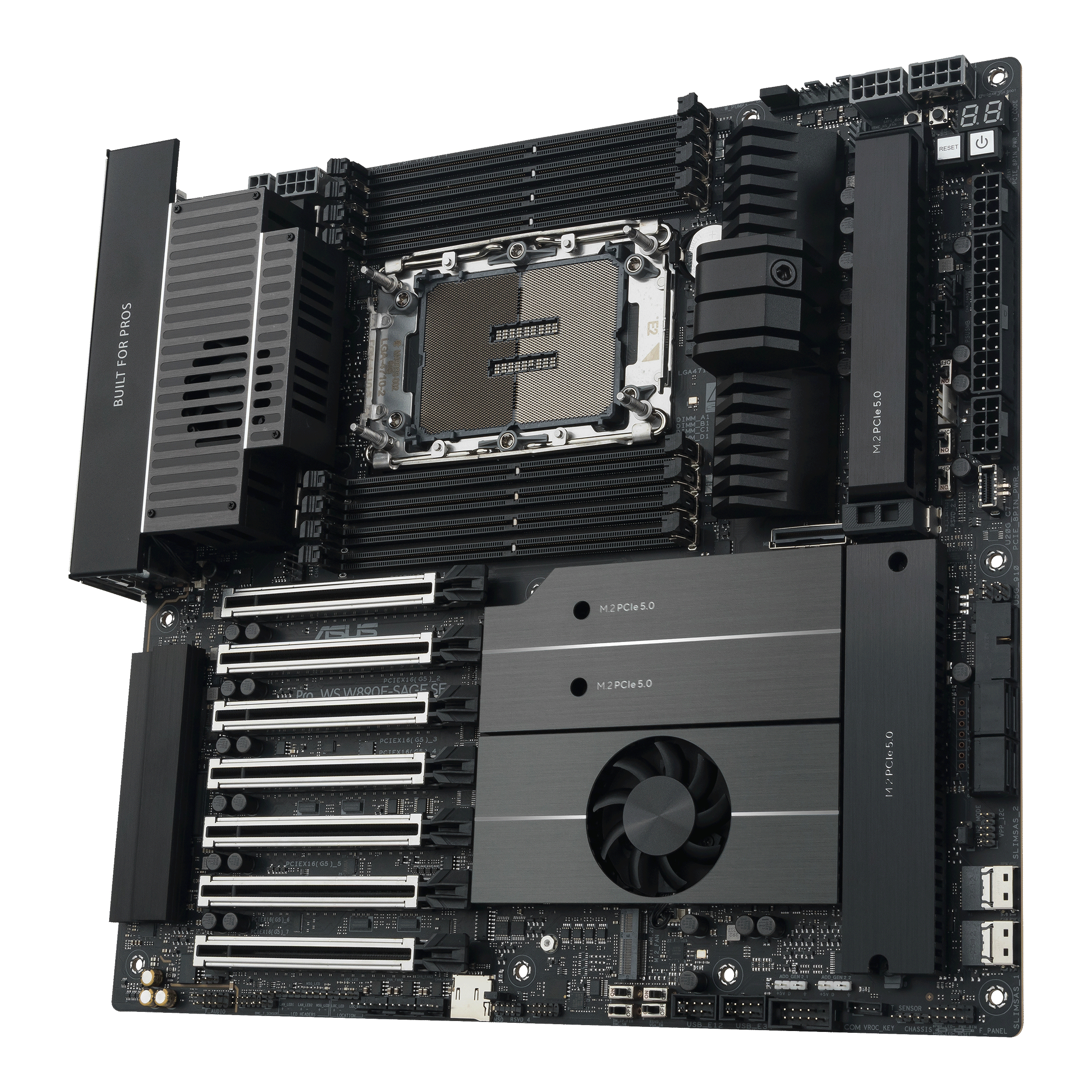 MB ASUS Workstation LGA4710-2 Pro WS W890E-SAGE SE  2x 10GB W890 Chipsatz | 1 x Intel Xeon W3400/2400 (SSI/EEB) ( 7 x PCIe 5.0 slot(s))