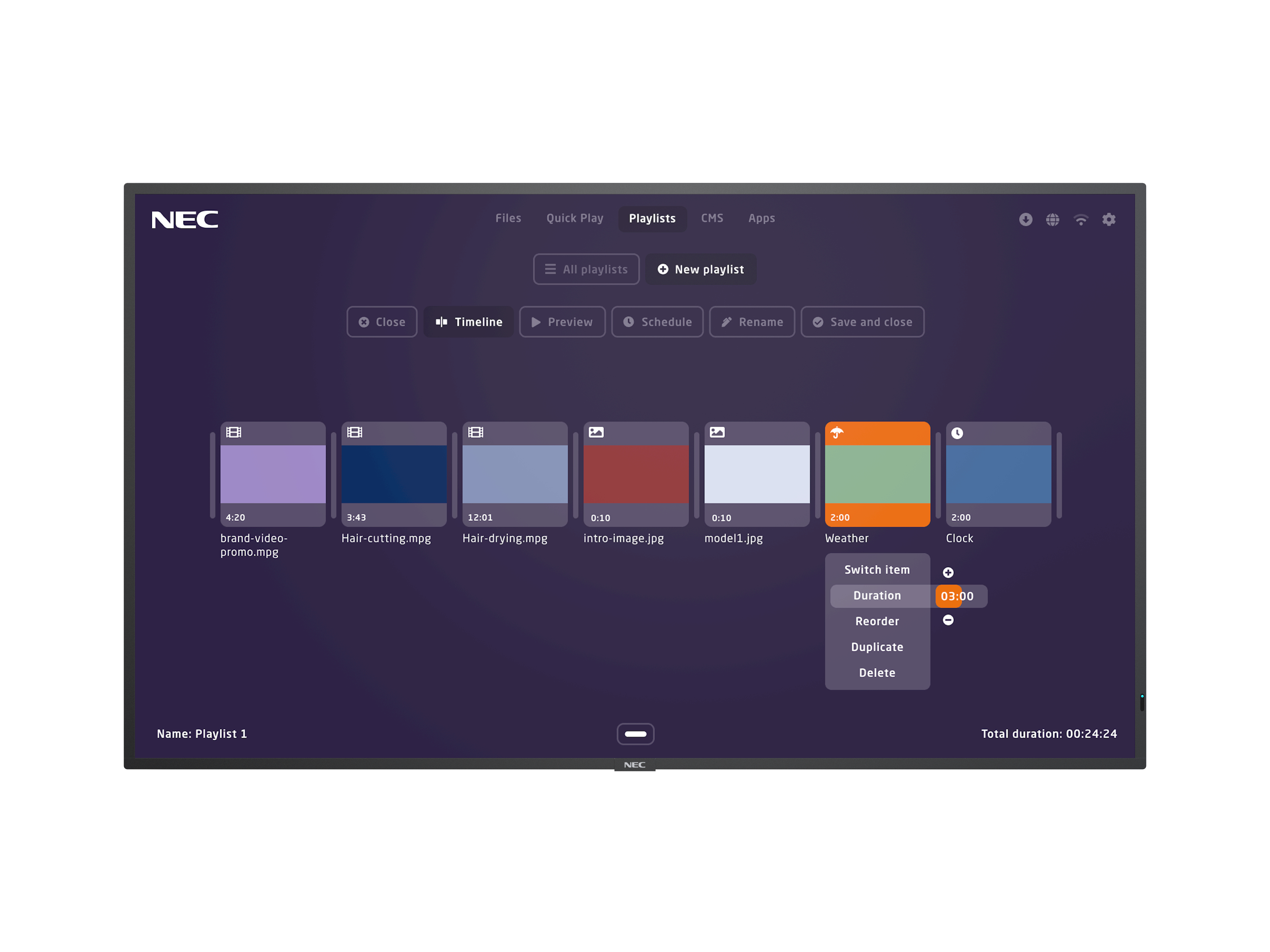 NEC MultiSync P555-MPi4
