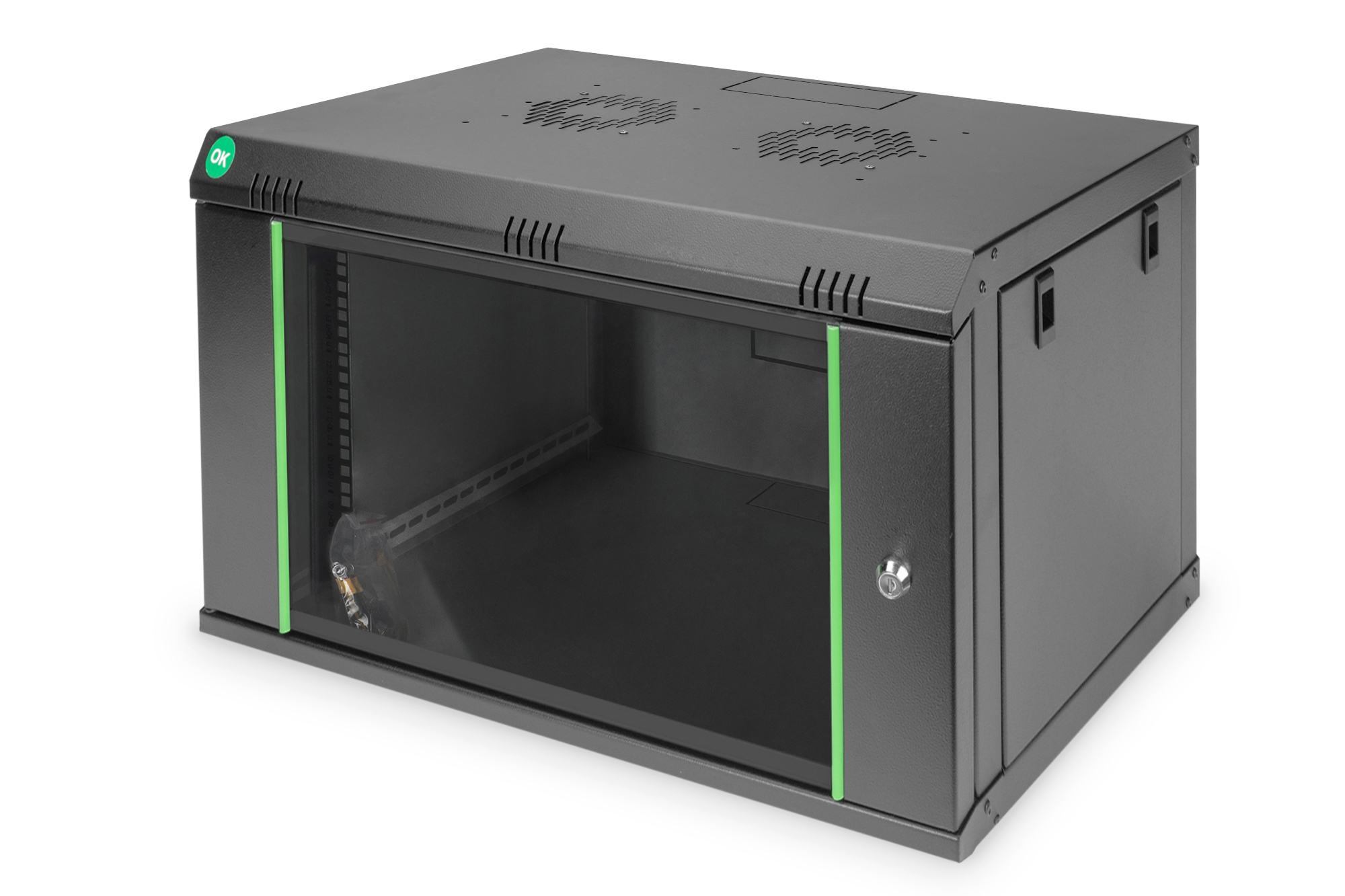 DIGITUS DN-19 07-U-EC-SW Wandgehäuse Dynamic Basic Serie - 600x450 mm (BxT)