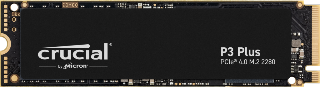 SSD Crucial M.2 2280 P3 Plus 500 GB PCIe 4.0 x4 Elektronik, Hardware, Computerausrüstung
