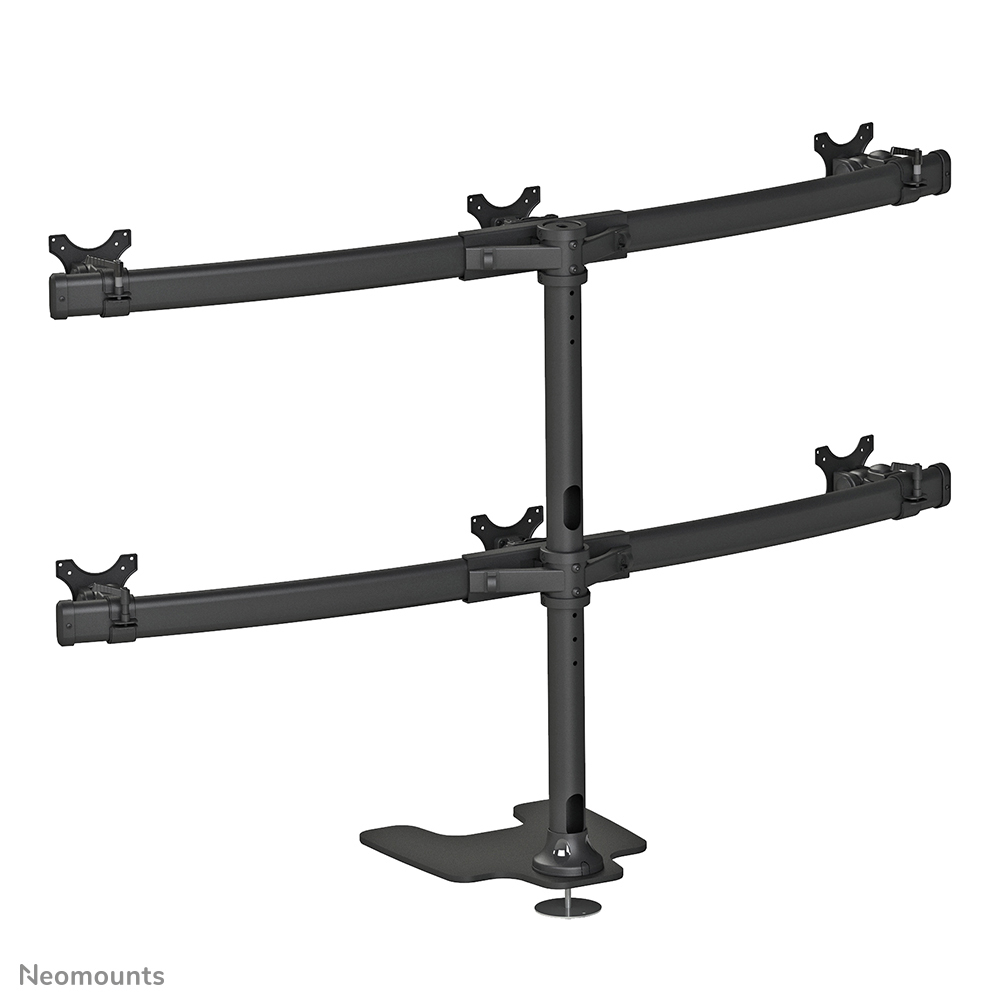 Neomounts Monitor-Tischhalterung - Freistehend - 8 kg - 25,4 cm (10") - 68,6 cm (27") - 100 x 100 mm - Schwarz