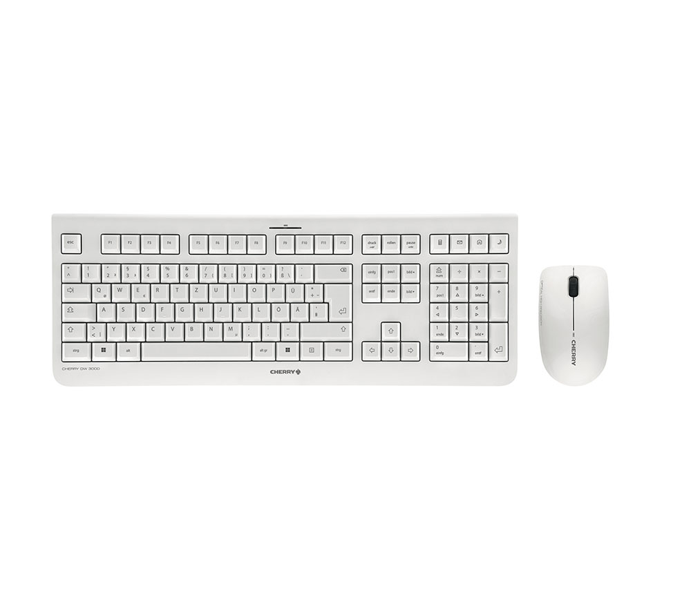 Cherry Tastatur-Maus-Set DW 3000 (JD-0710DE-0), weiß