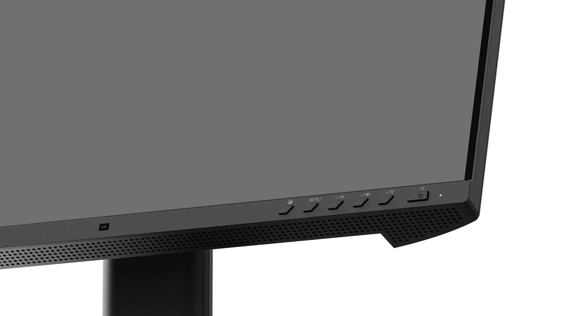 monitor, lcd, display, screen, perforated bezel