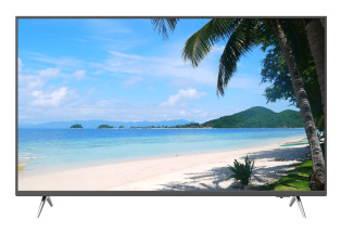Fernseher, Bildschirm, Strand, Palme, Meer