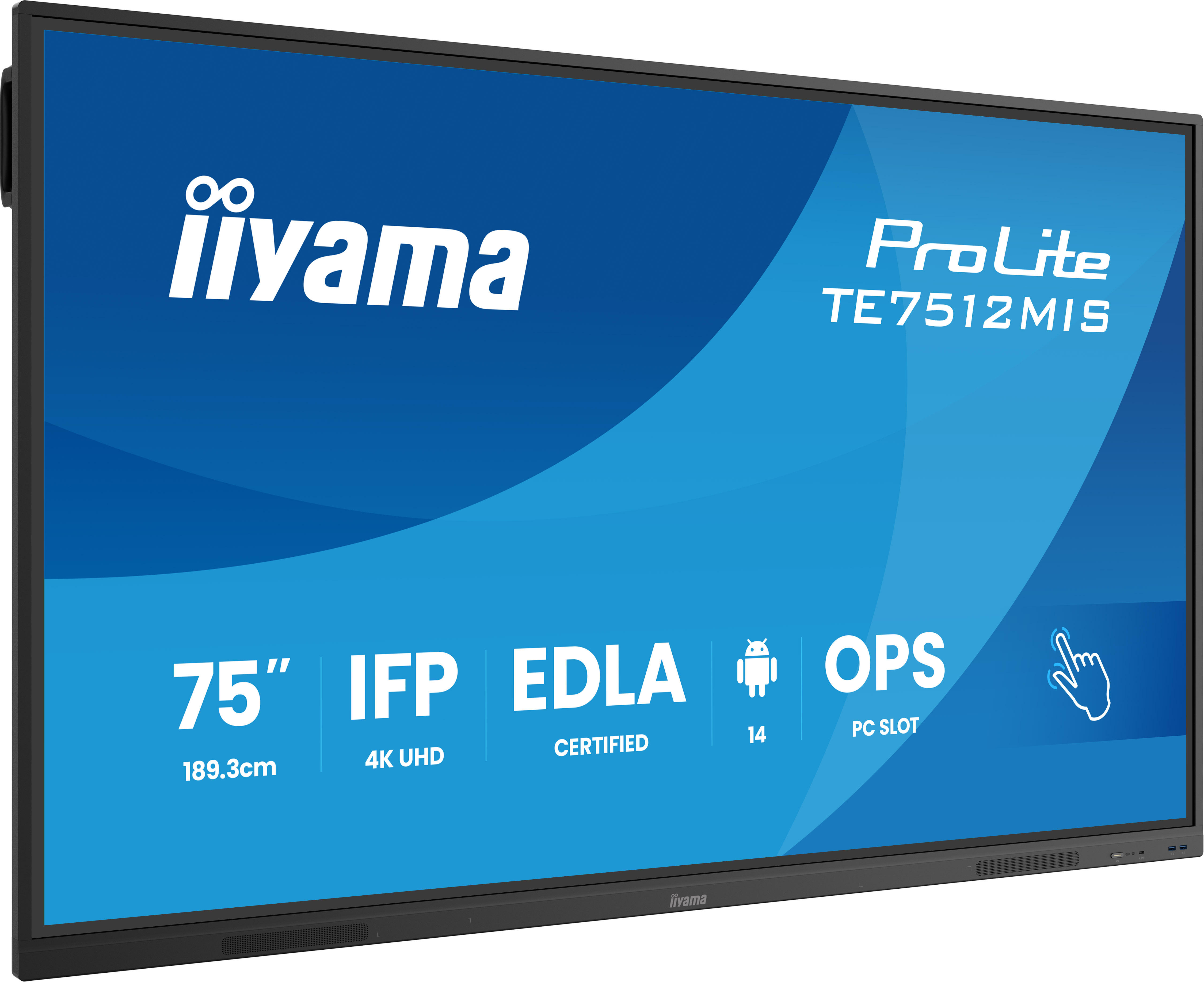 IIYAMA LFD ProLite TE7512MIS-B4AG Computerausrüstung, Überwachen, Bildschirm, FERNSEHER