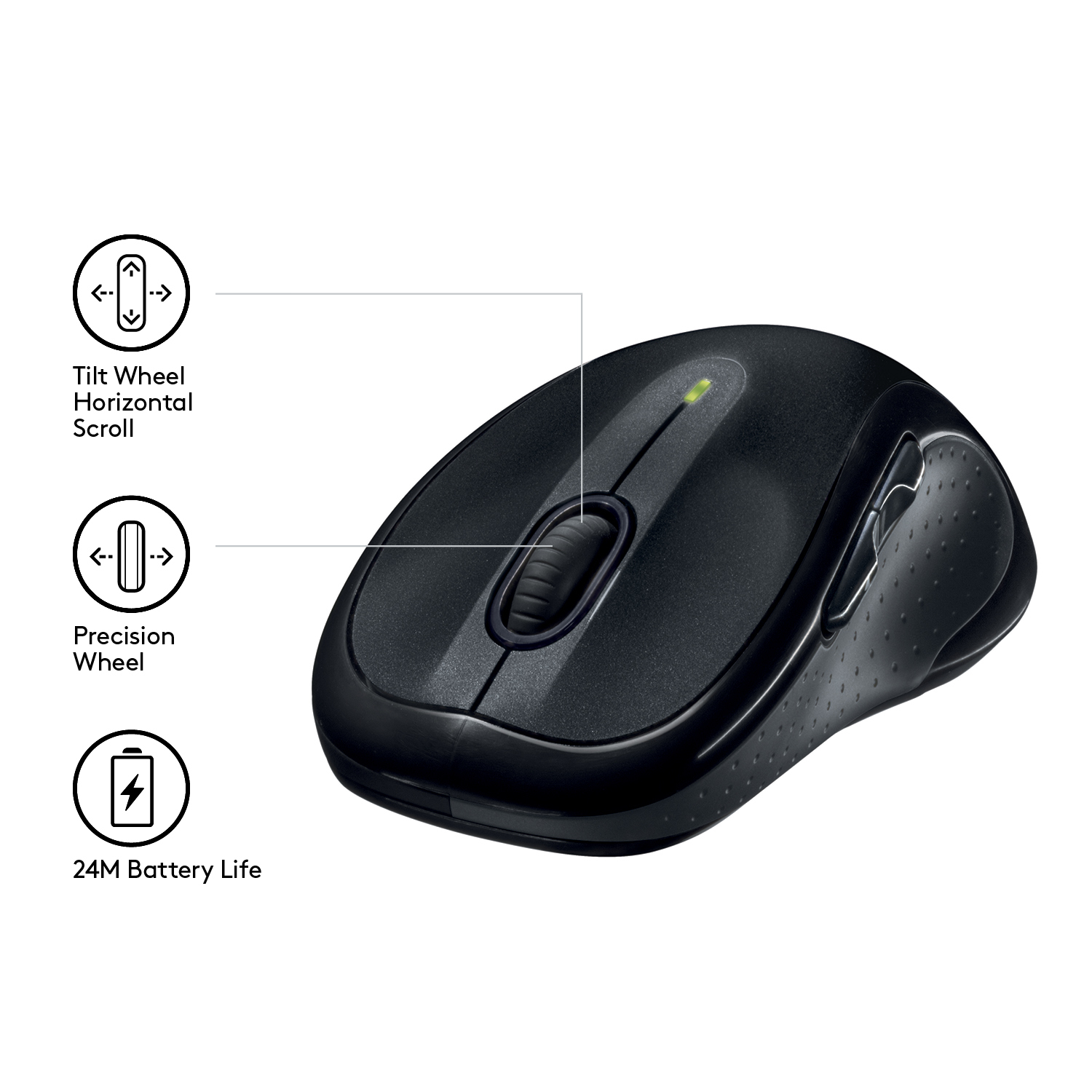 Logitech Maus M510, schwarz