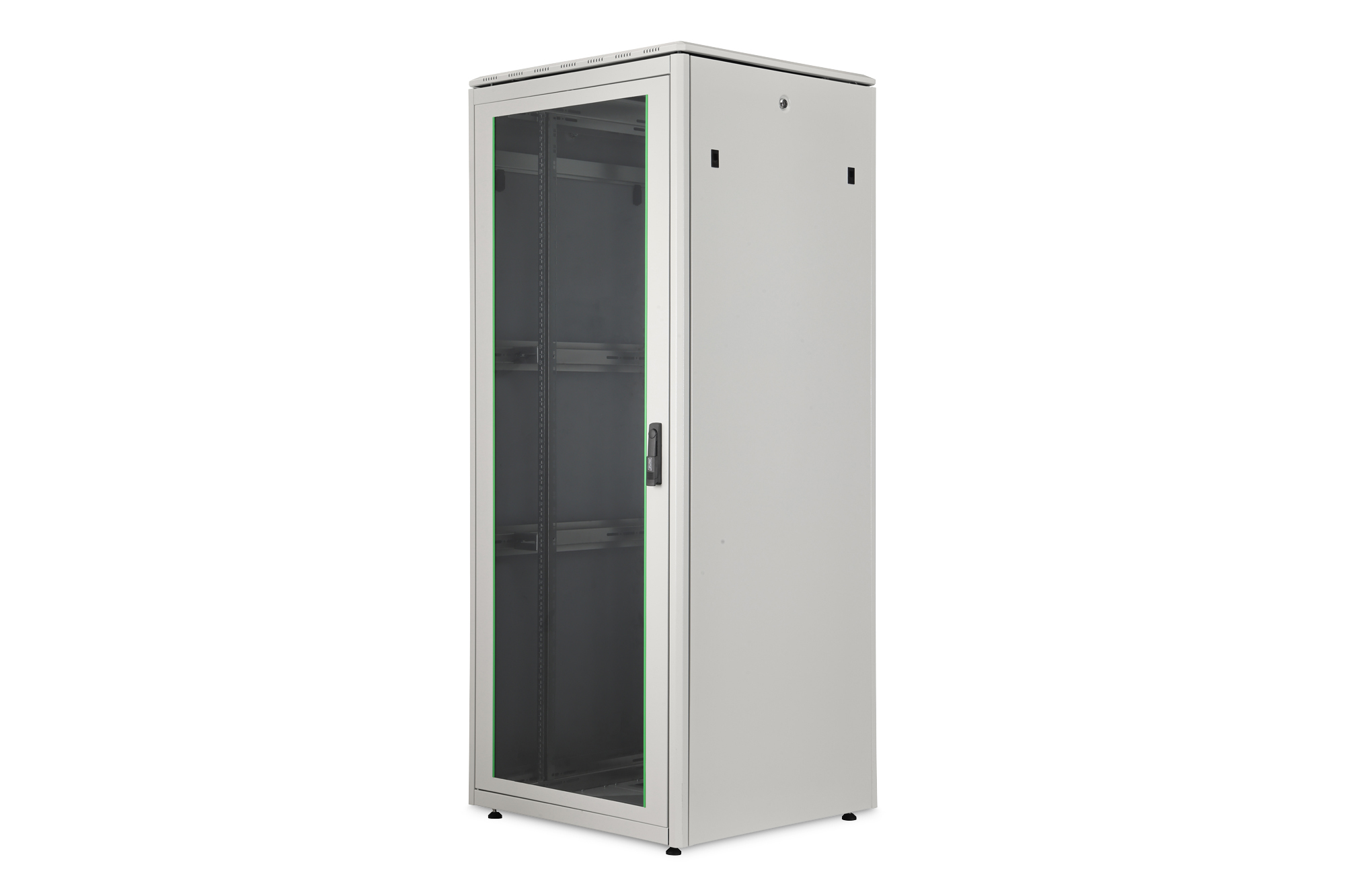 Server-Schrank, Elektronik-Schrank, Glasdach, Stahlgehäuse, Rack-Schrank