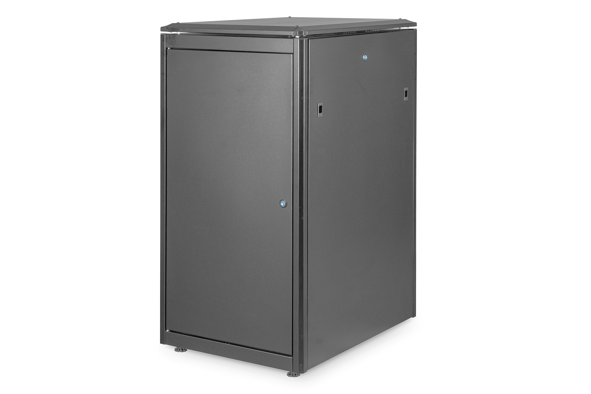 DIGITUS Netzwerkschrank 22HE Unique 1164x600x800 mm Farbe Schwarz RAL 9005 DN-19 22U-6/8-B-1