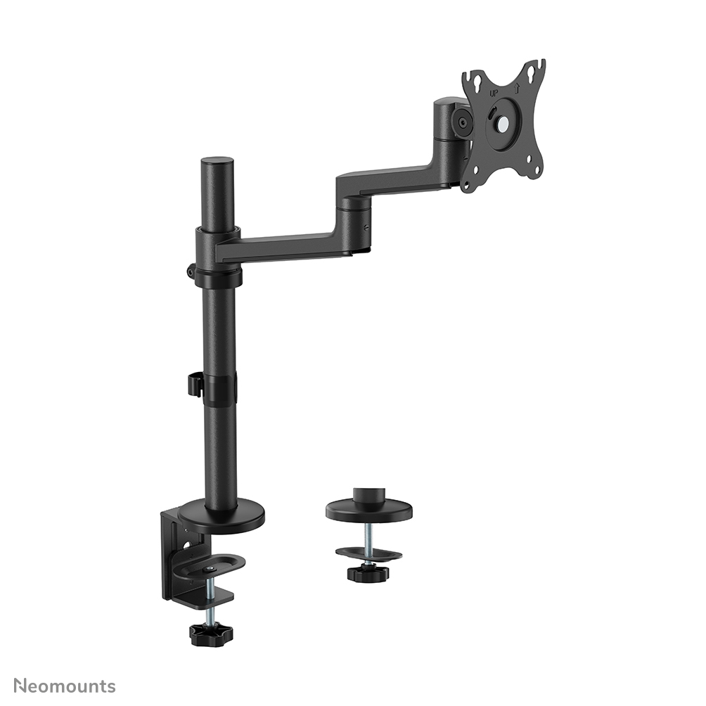 Neomounts Monitor-Tischhalterung - Klemme /Bolzen - 8 kg - 43,2 cm (17") - 68,6 cm (27") - 100 x 100 mm - Schwarz