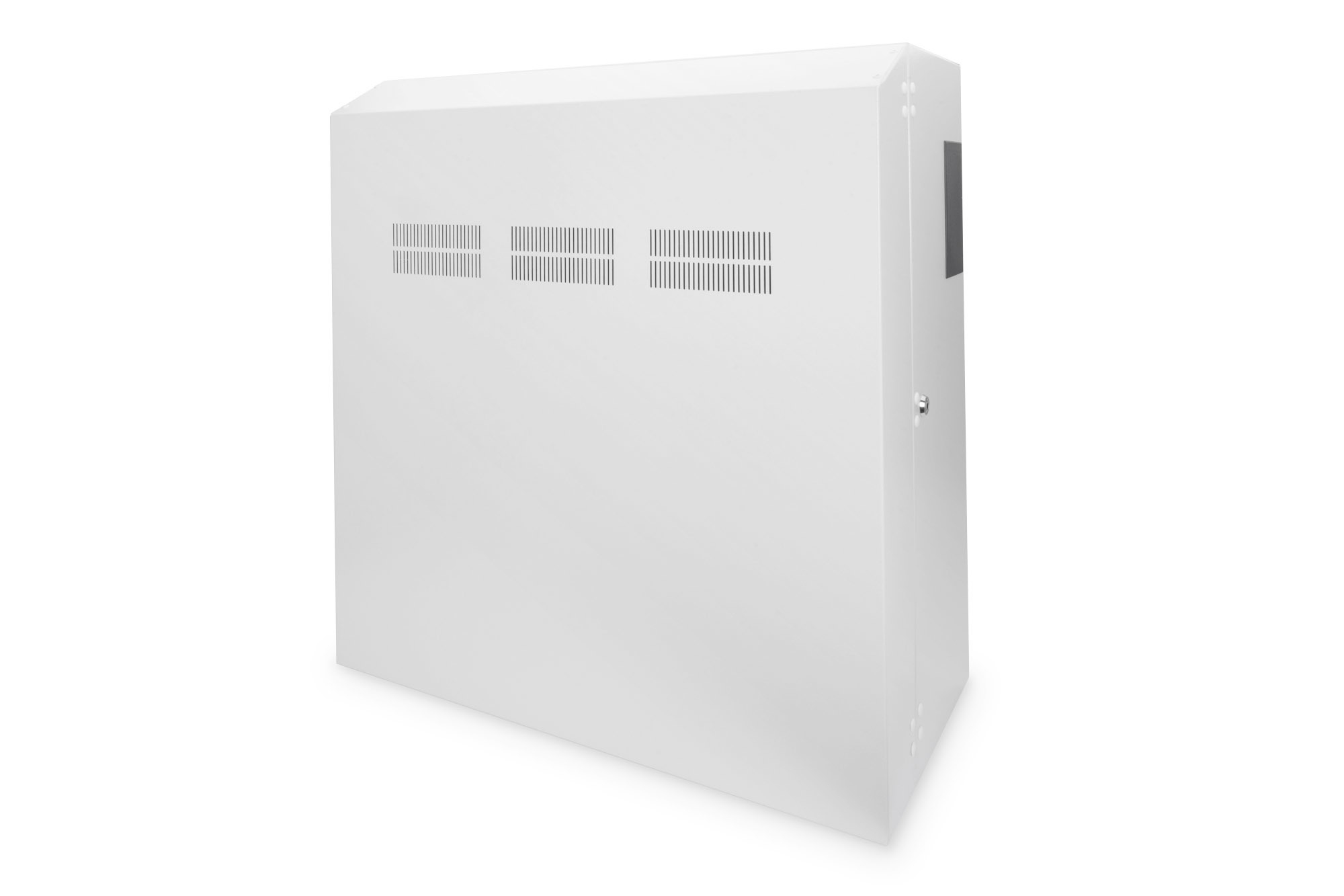 elektronikgehäuse, schrank, metall, belüftungsschlitze, schwarz