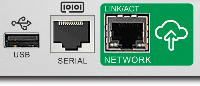 USB, SERIAL, NETZWERK, RJ45, ANSHLUSS