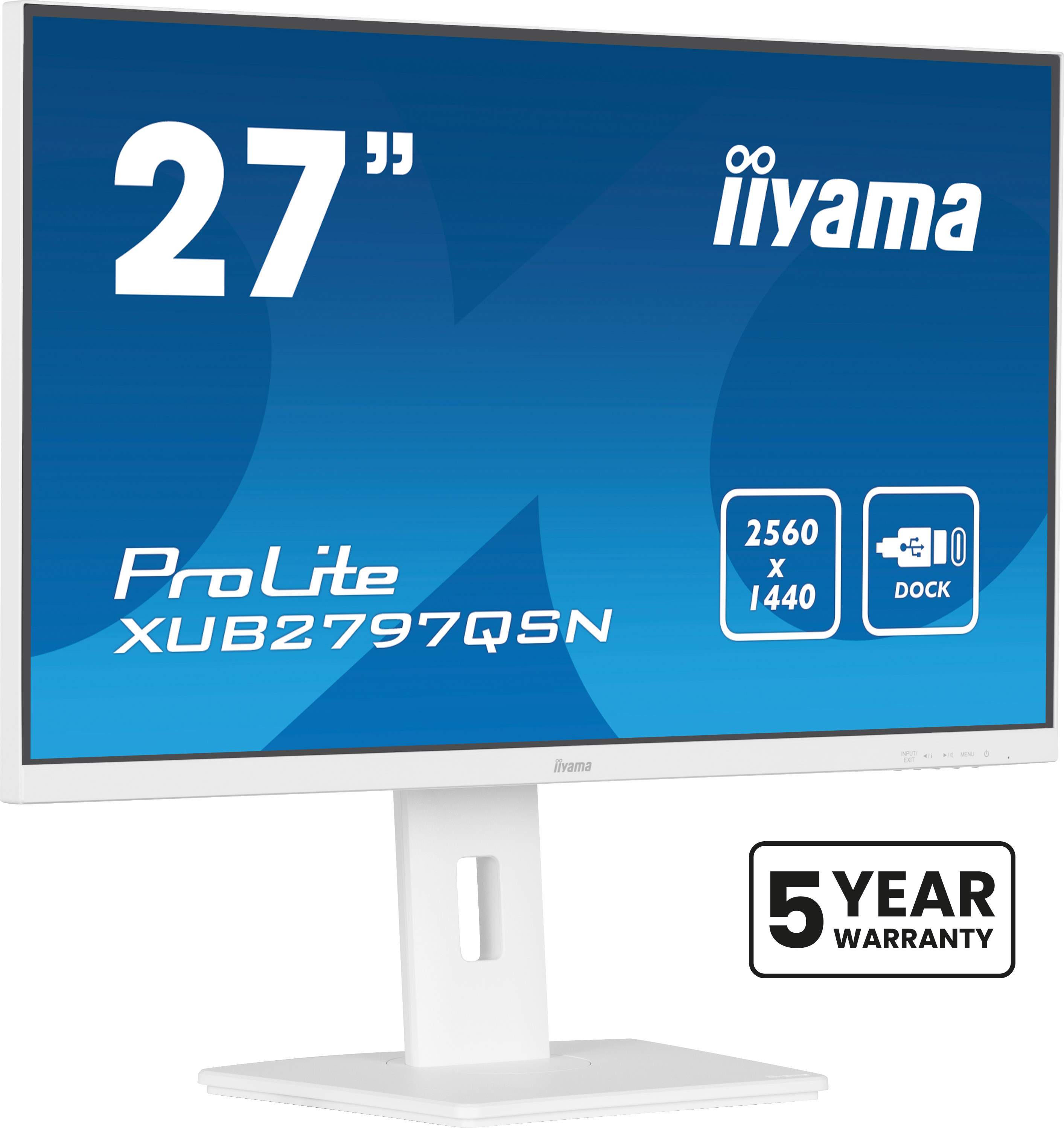 IIYAMA Monitor XUB2797QSN-W2 inkl. 5 Jahre Hersteller-Garantie Computerausrüstung, Überwachen, Bildschirm, FERNSEHER