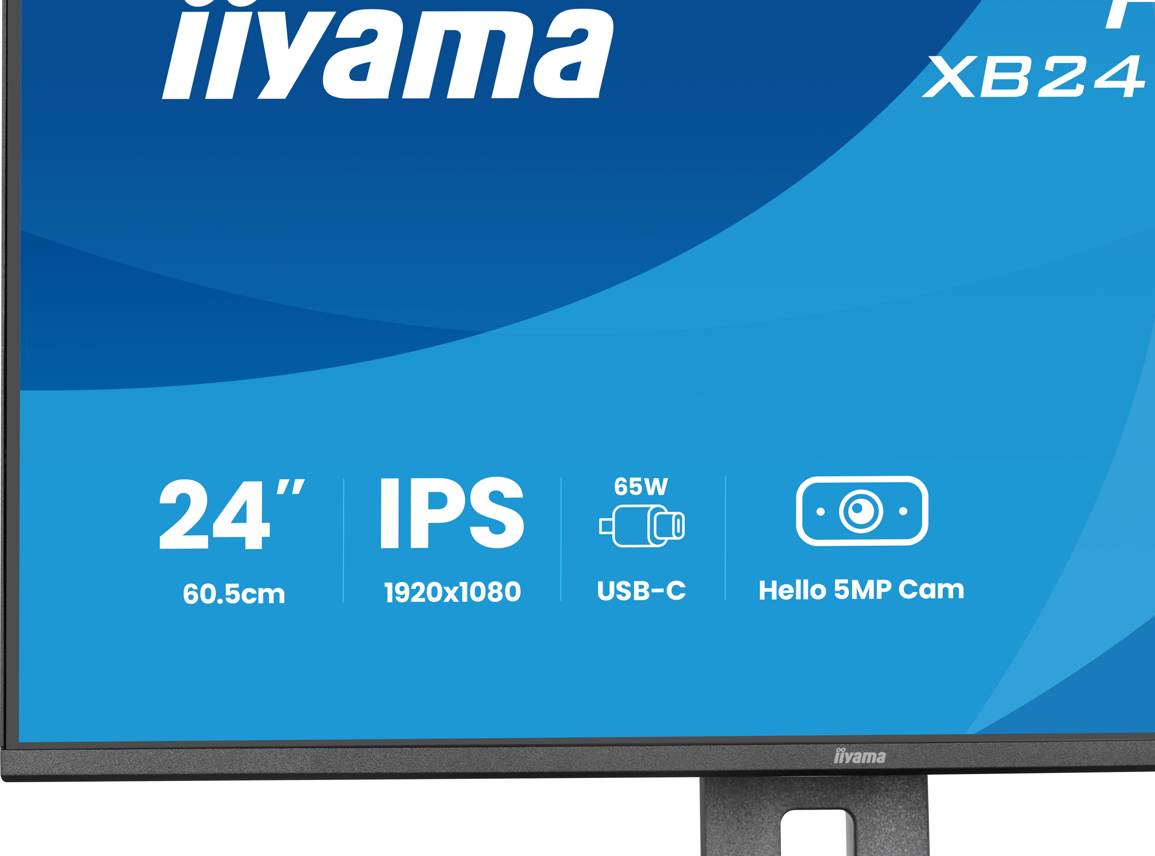 24 Zoll, IPS, 1920x1080, USB-C, HD-Monitor