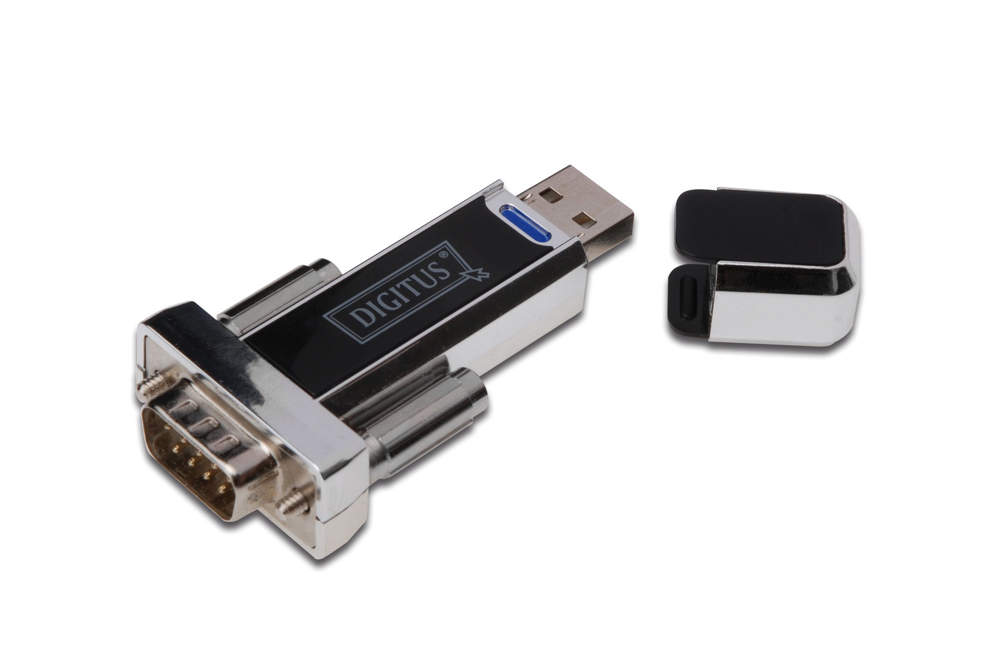 USB-Adapter, VGA-Adapter, D-Sub, Metallisch, Kabel-Adapter