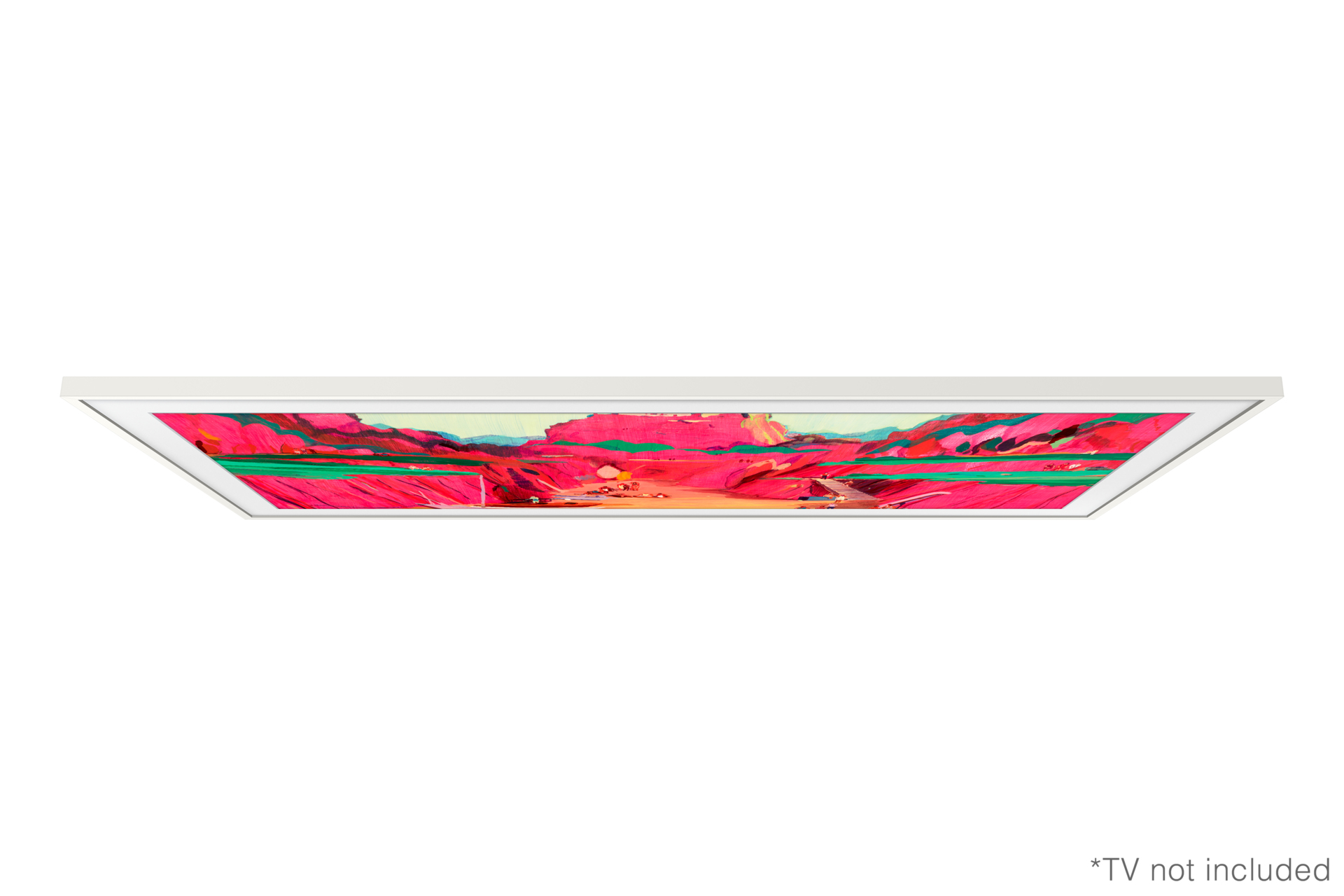 Wandbild, Montagebild, Rahmenlos, Framed art, Farbige Landschaft
