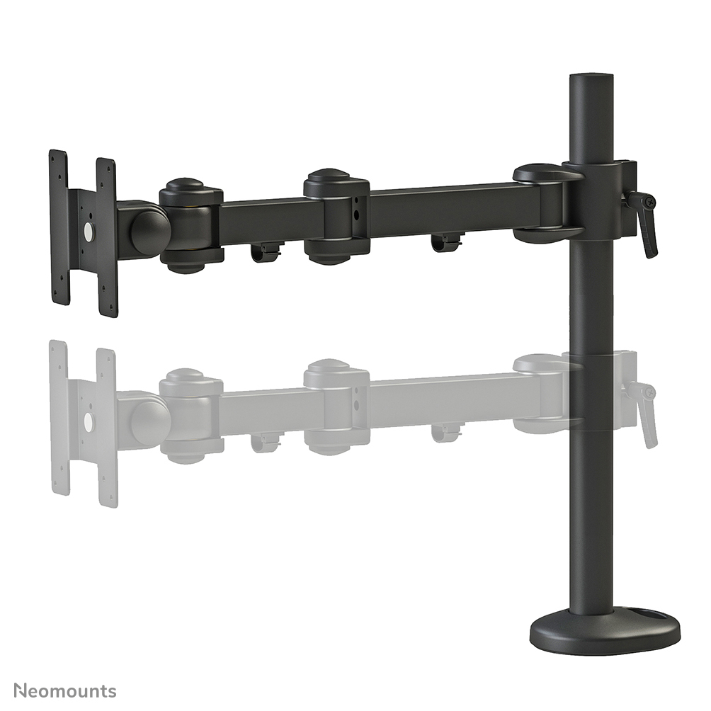 Neomounts Monitor-Tischhalterung - 10 kg - 25,4 cm (10 Zoll) - 76,2 cm (30 Zoll) - 100 x 100 mm - Höhenverstellung - Schwarz