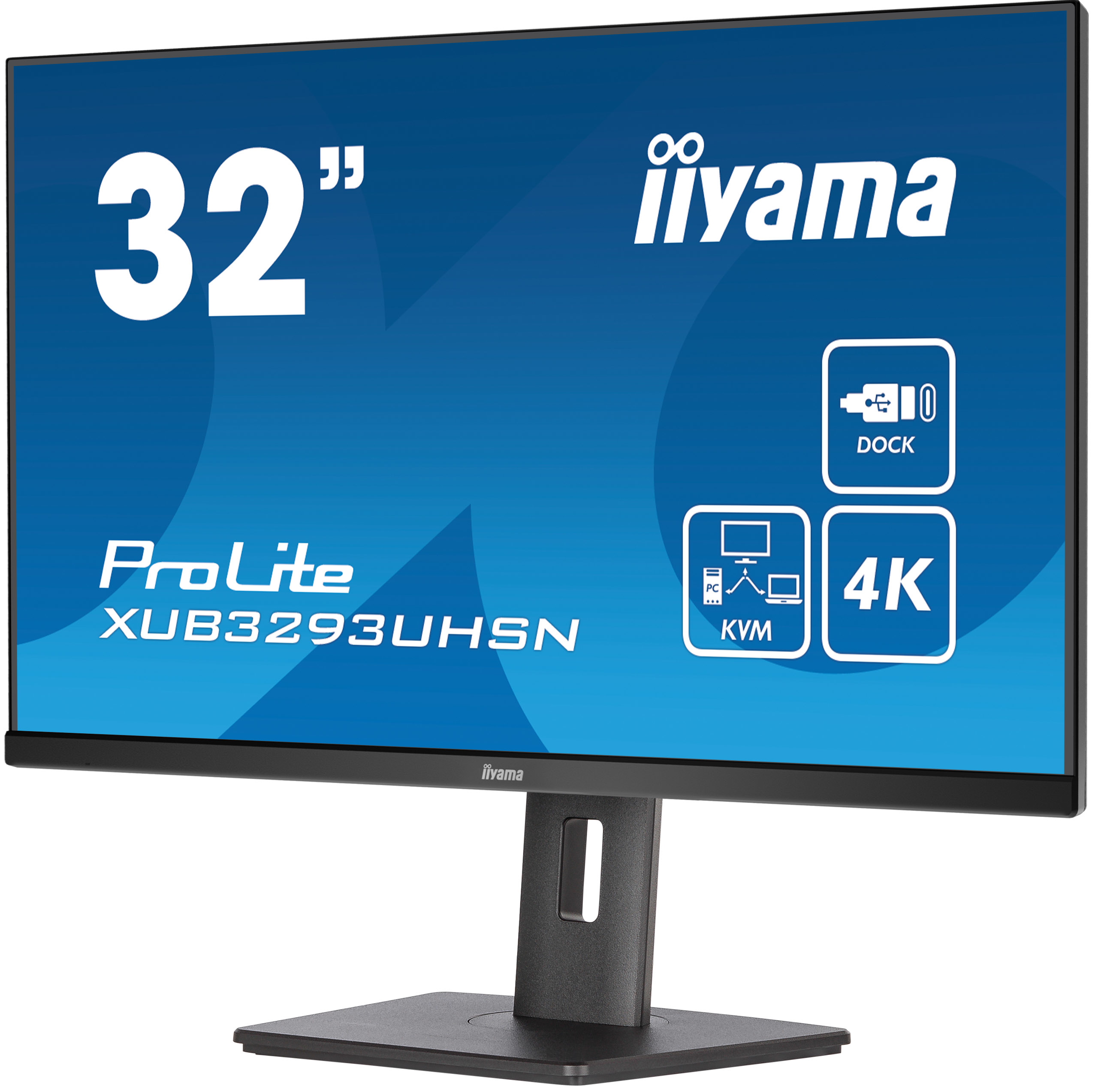 32 Zoll, Monitor, 4K, KVM, Dock