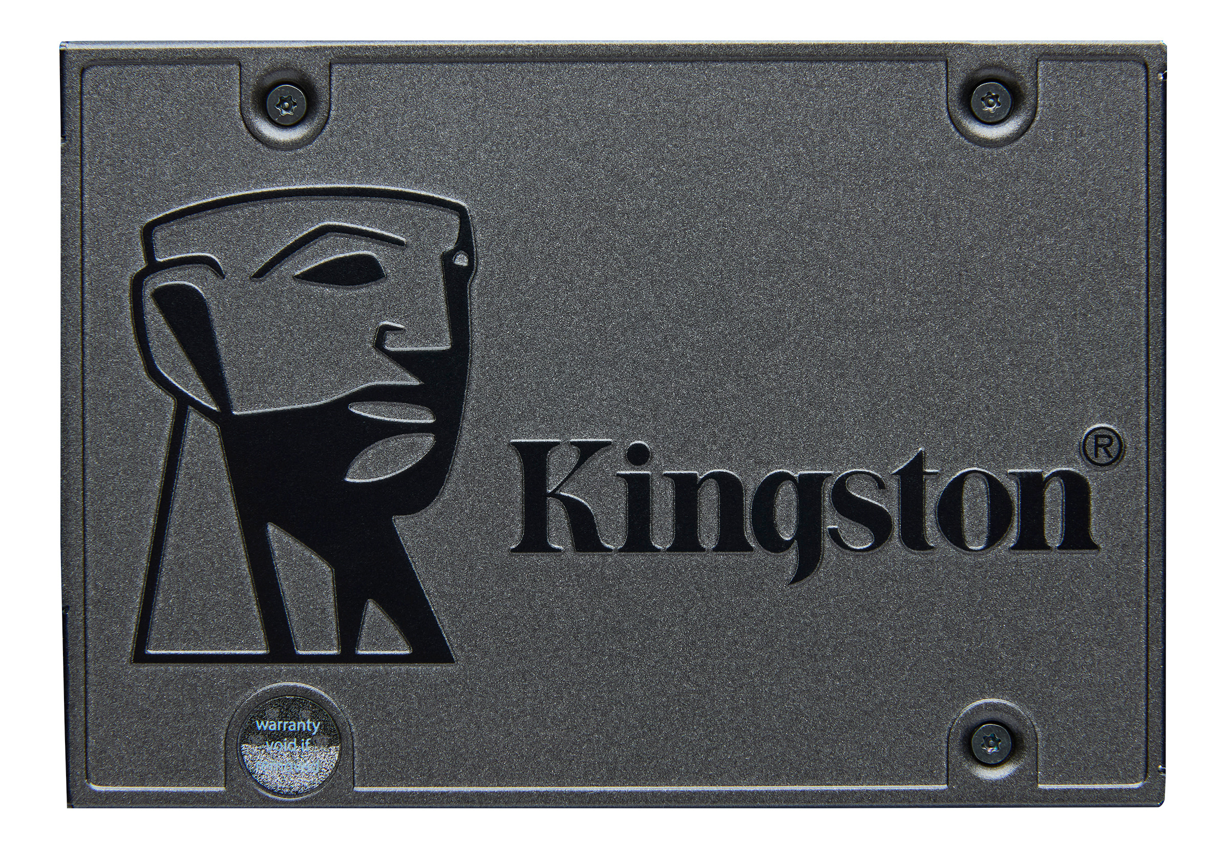 Kingston, Festplatte, Gehäuse, Logo, Prägung