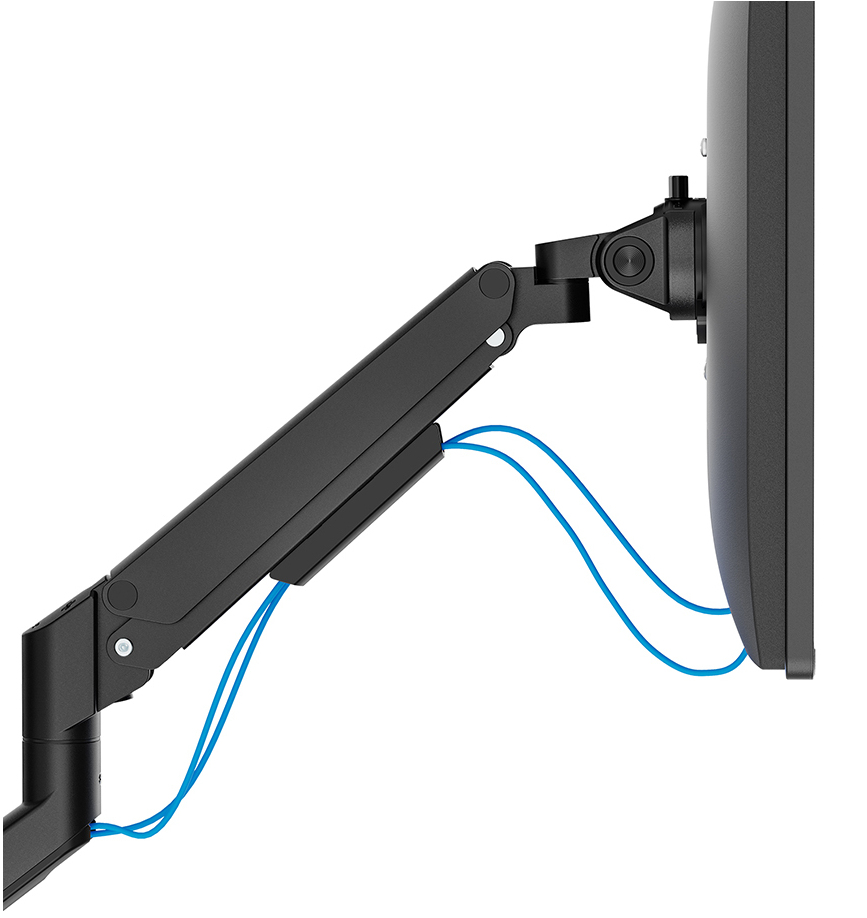 Neomounts S Tischhalterung duo 100x100 9kg/17-32"/schwarz/voll beweglich