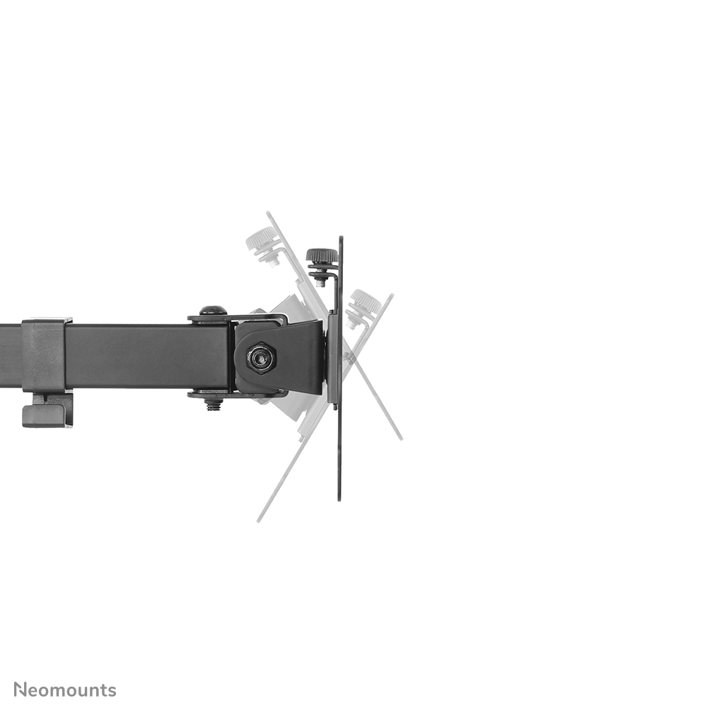 Neomounts Monitor-Tischhalterung - Klemme /Bolzen - 6 kg - 33 cm (13") - 81,3 cm (32") - 100 x 100 mm - Schwarz