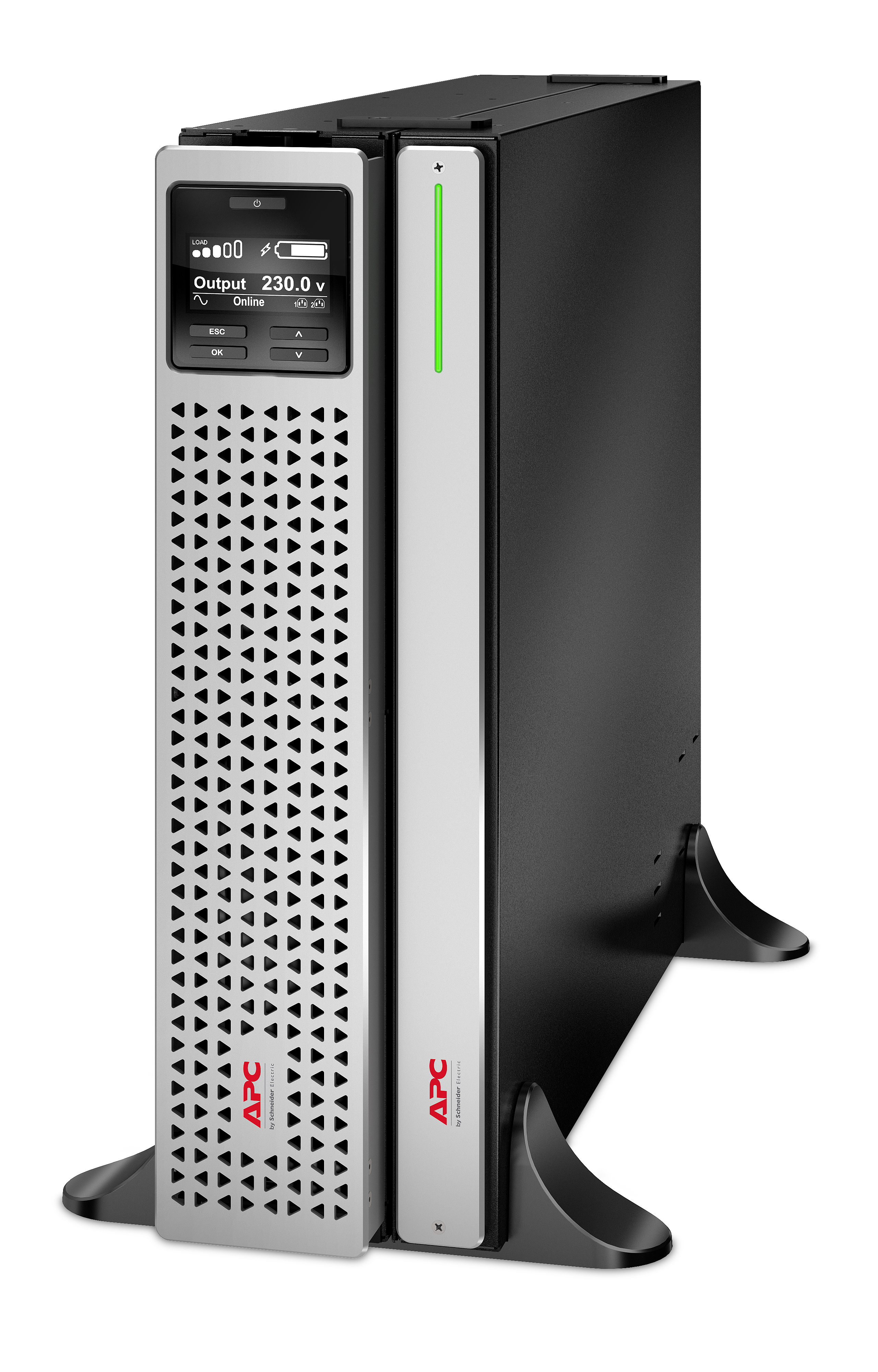 USV, Stromversorgung, Online, LED-Streifen, Metallfront