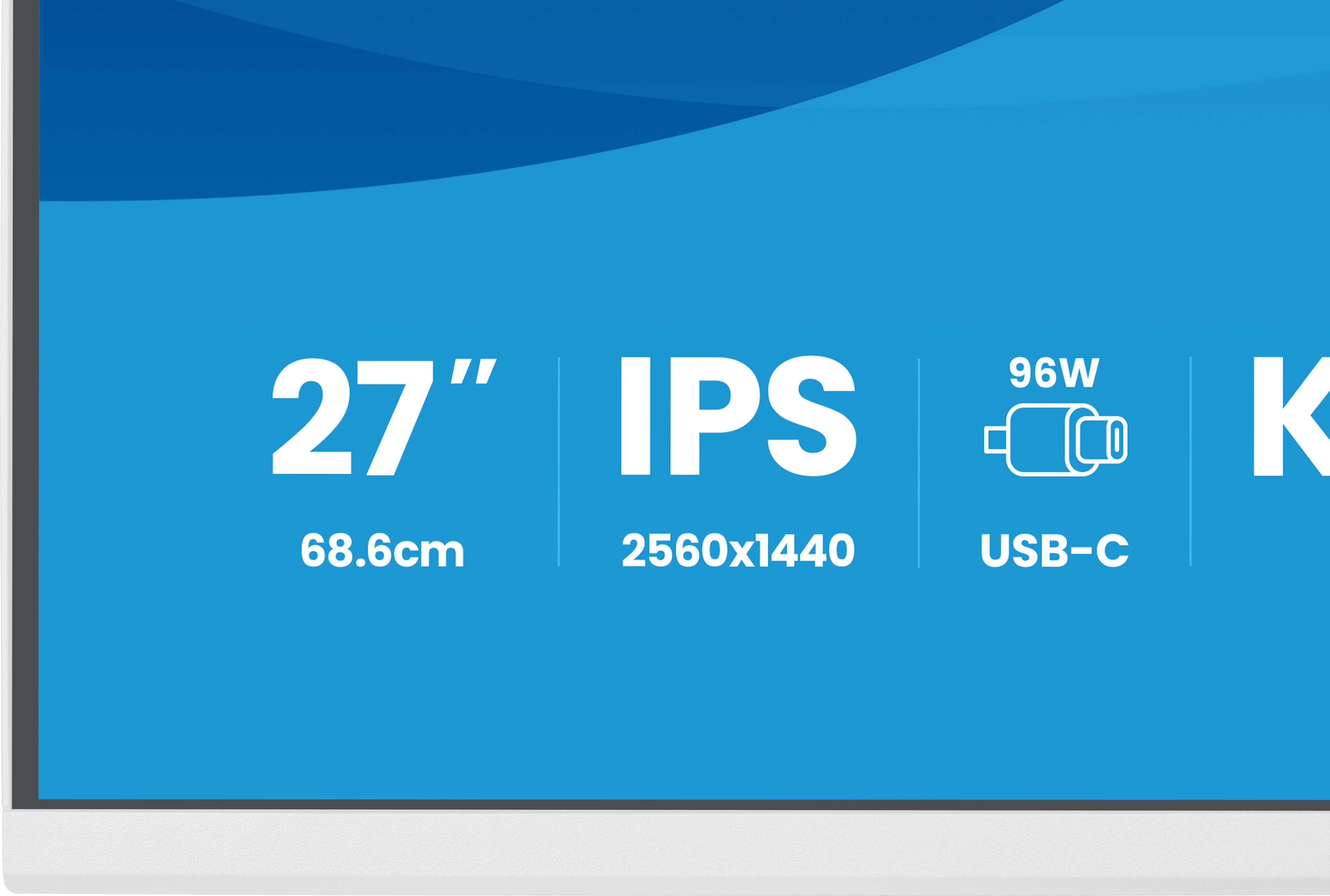 27 Zoll, IPS, 2560x1440, USB-C, Monitor