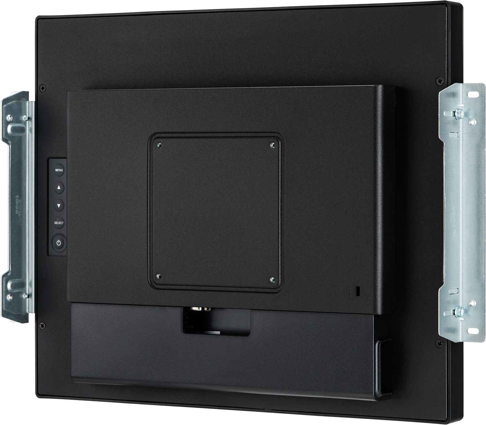 monochrom, display, monitor, flachbildschirm, wandmontage