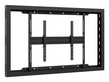 TV-Wandhalterung, Wandhalterahmen, Metall, schwarz, verstellbare Halterung