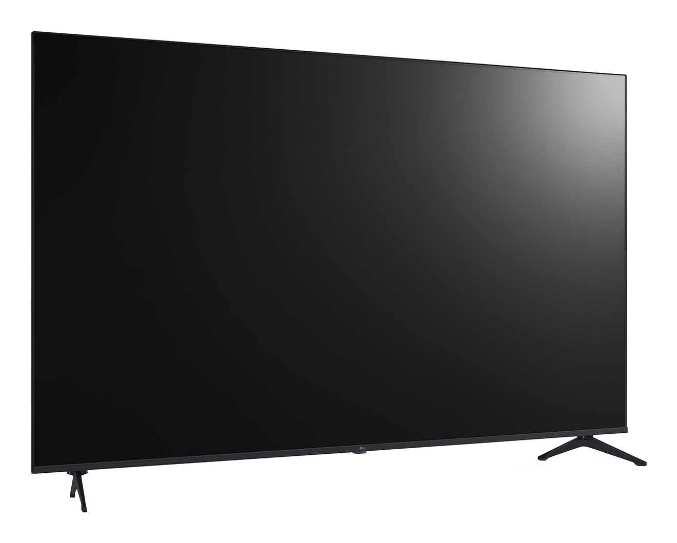 Fernseher, LED, Schwarz, glatte Oberfläche, Standfuß