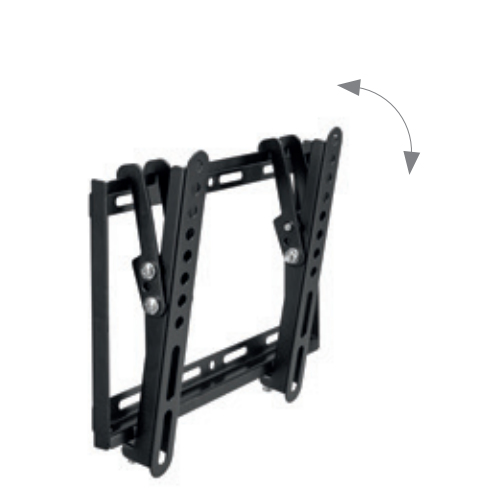 HAGOR Wandhalterung BL Tilt 200 schwarz neigbar HAGOR Wandhalterung BL Tilt 200 schwarz neigbar