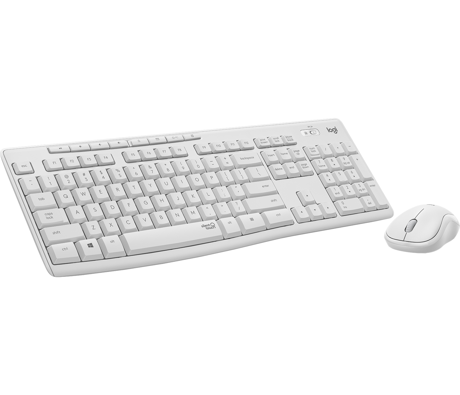 Logitech Tastatur-Maus-Set MK295, weiß