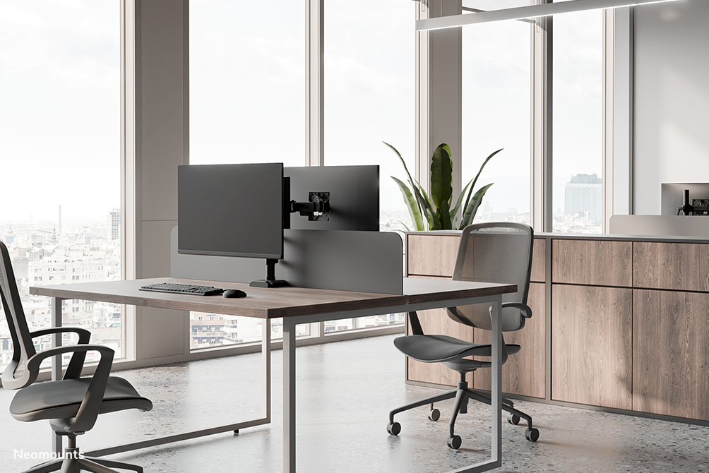 Neomounts Tisch-Monitorarm neigbar, schwenkbar, drehbar (VESA 100x100) DS60-600BL1