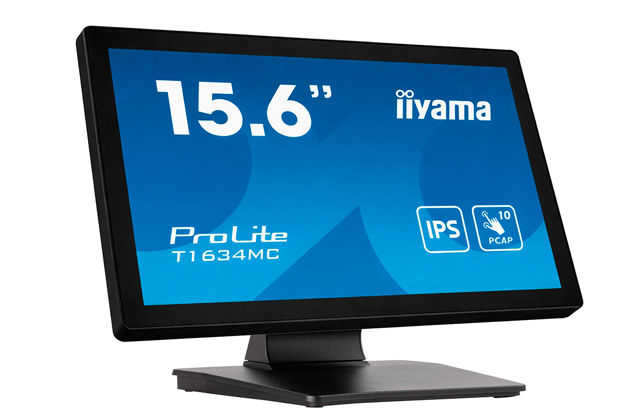 monitor, 15.6 Zoll, IPS, PCAP-Touch, Ständer