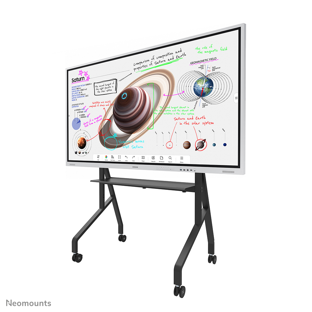 Interactive display, Digital whiteboard, Großes Display, Mobiler Ständer, Rollenständer