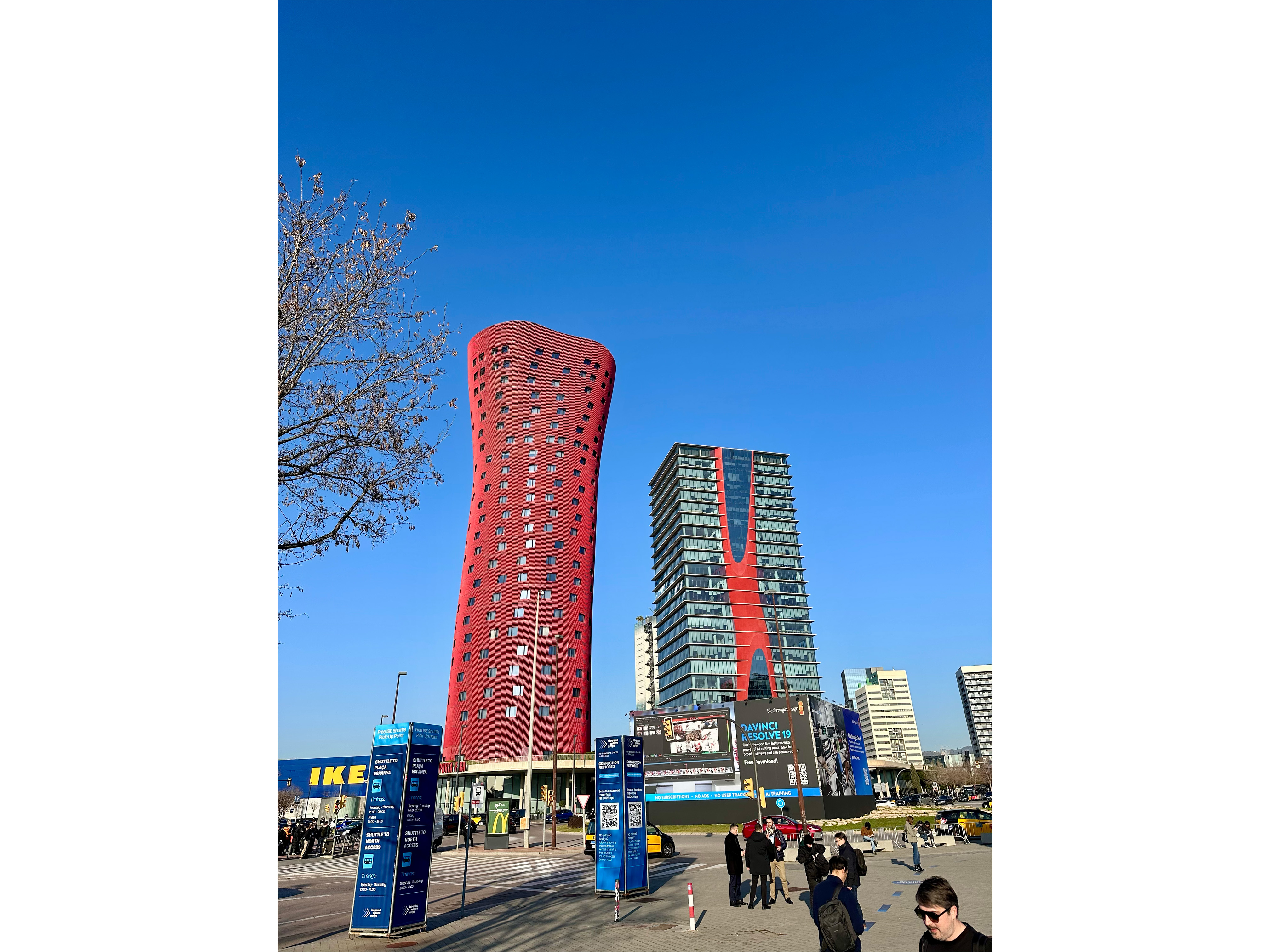 Stadt, Städtisch, Hochhaus, Person, Auto