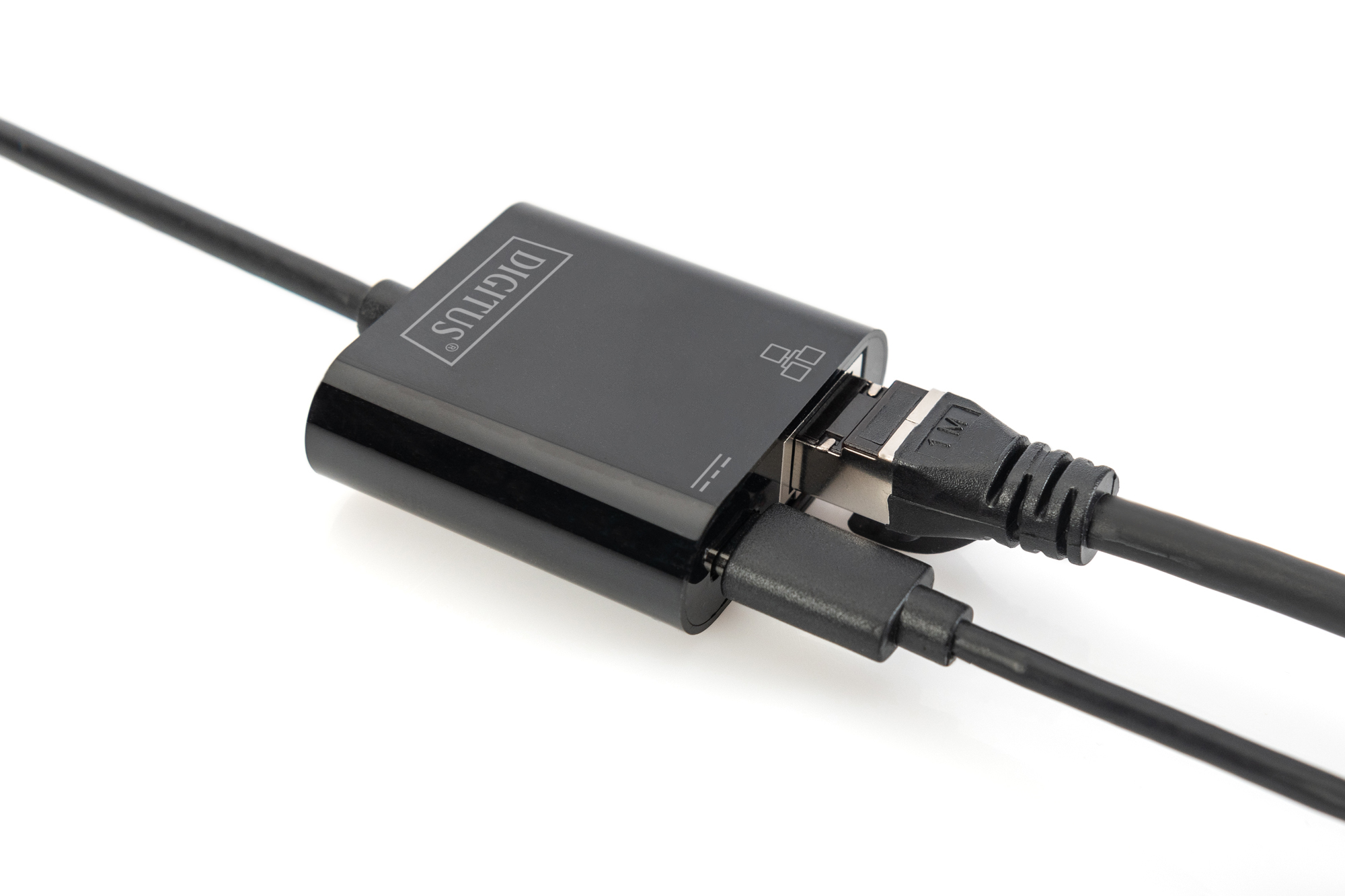 DIGITUS USB Type-C™ Gigabit Ethernet Adapter mit Power Delivery Unterstützung