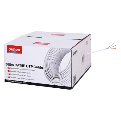 Dahua CCTV Cabling, DH-PFM920I-5EUN, 305m UTP CAT5E Cable (White) Dahua CCTV Cabling, DH-PFM920I-5EUN, 305m UTP CAT5E Cable (White)