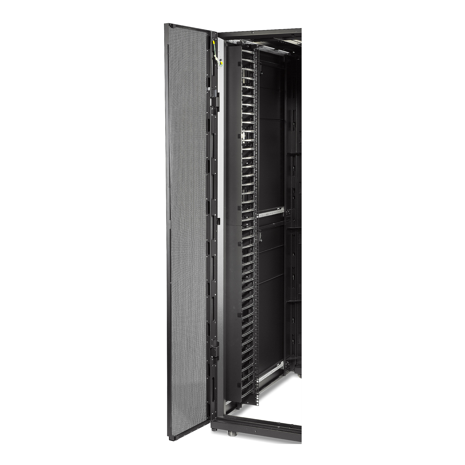 Serverrack, 18U Rack, Netzwerk-Schrank, Schranktür, Durchlaufschirmtür