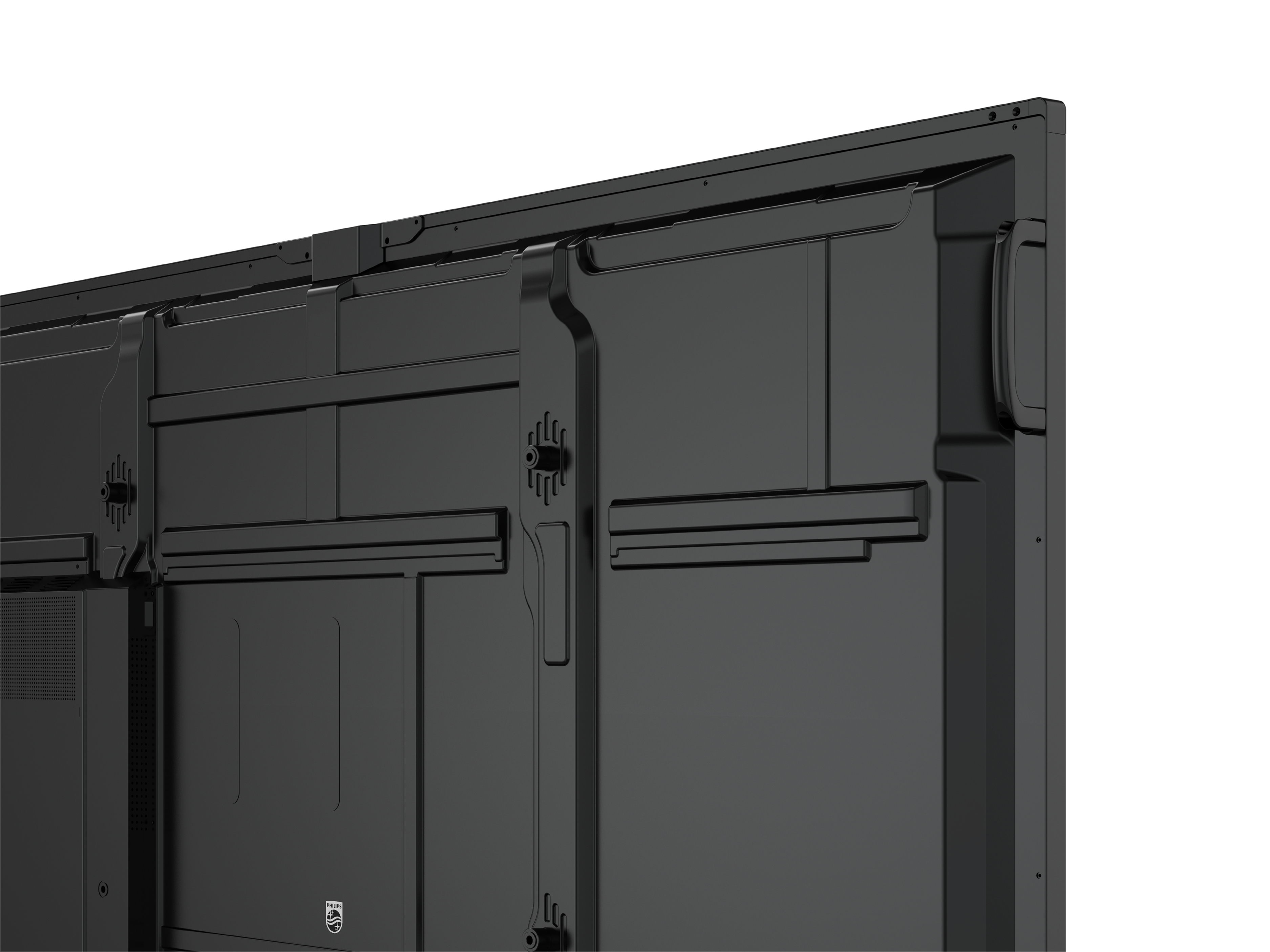 TV, LED, wandmontierbar, schwarz, rückwand