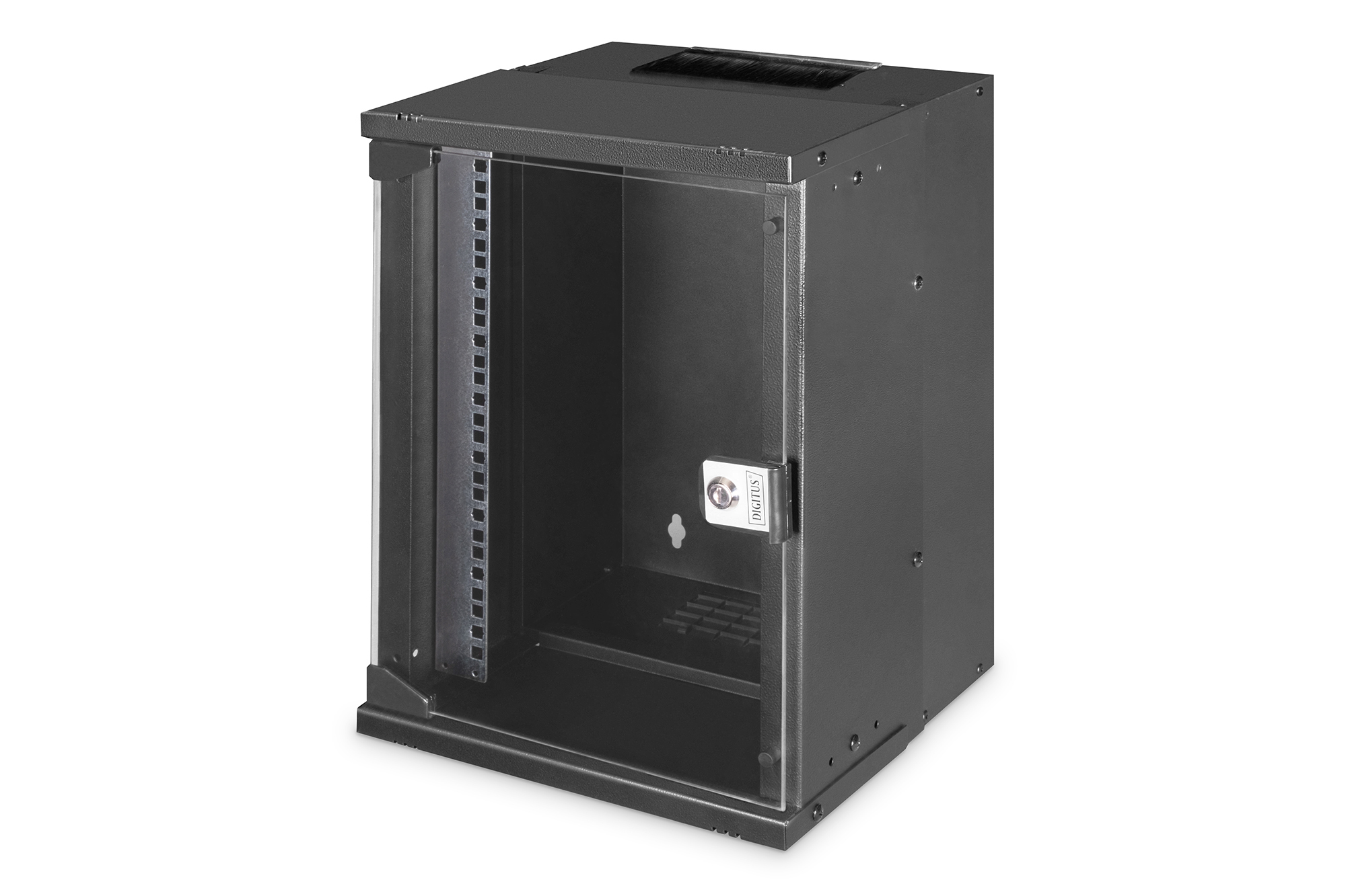 Serverschrank, Netzwerk-Schrank, verschließbare Front, Metallgehäuse, Schrank