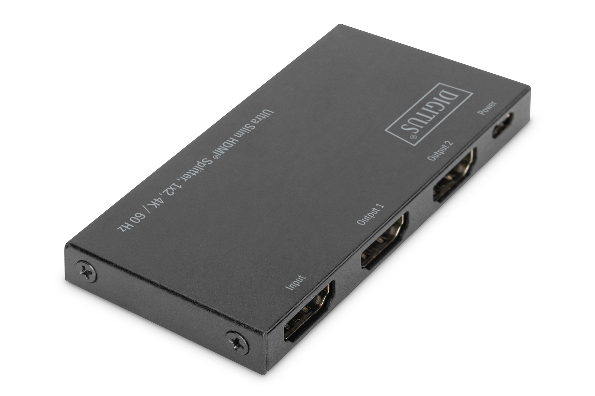 HDMI-Splitter, 1 Eingang, 2 Ausgänge, Schwarz, 60 Hz