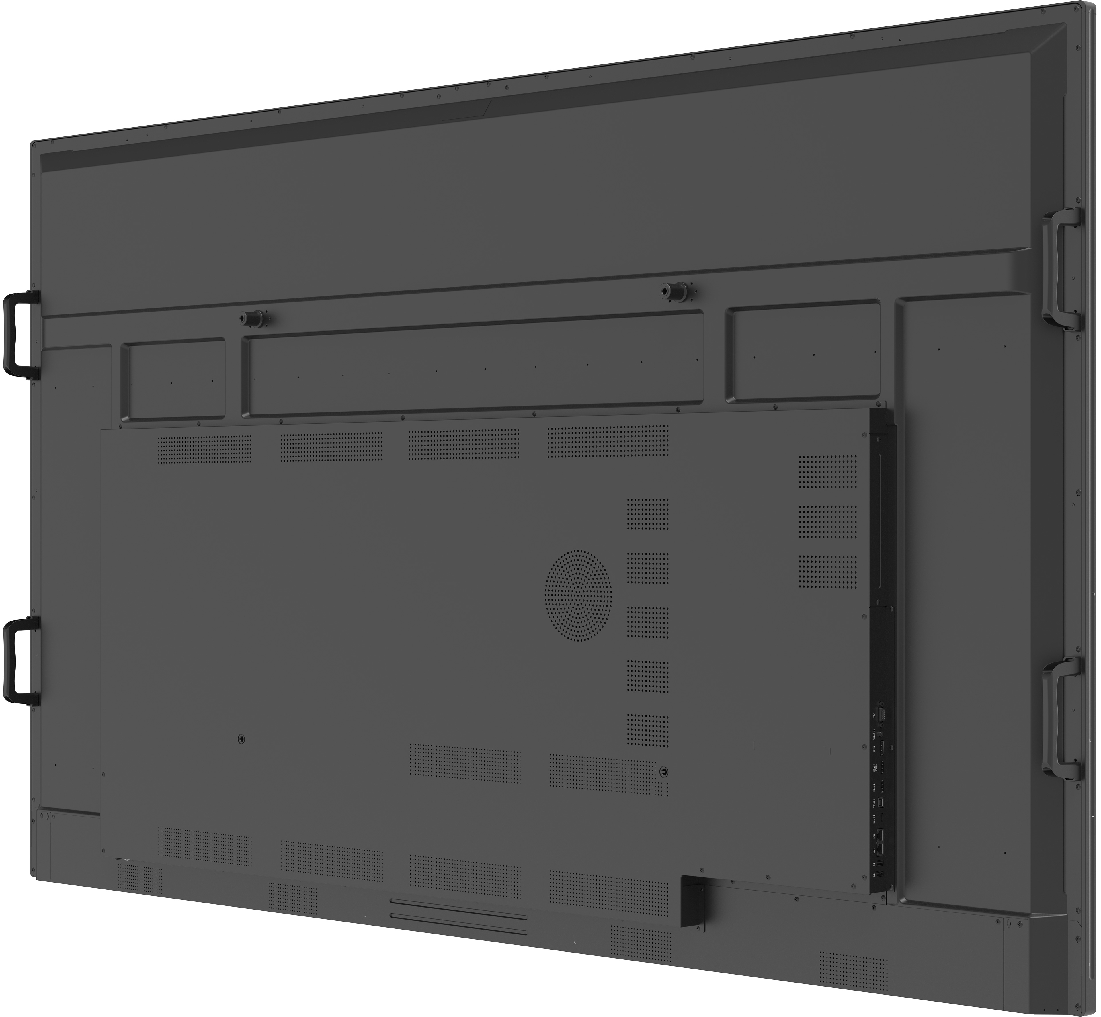 Fernseher, Wandhalterung, Rückseite, Metallgehäuse, Griff