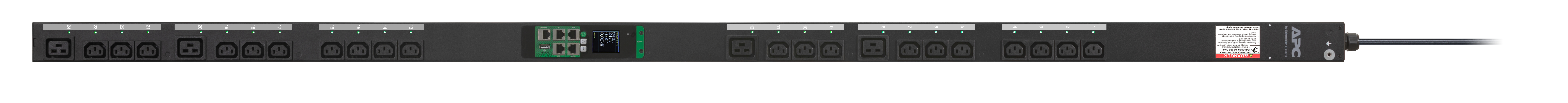 APC EPDU1116SMBO - EasyPDU, Metered-by-Outlet mit Switching, ZeroU, 16A, 230V, (20) C13 & (4) C19