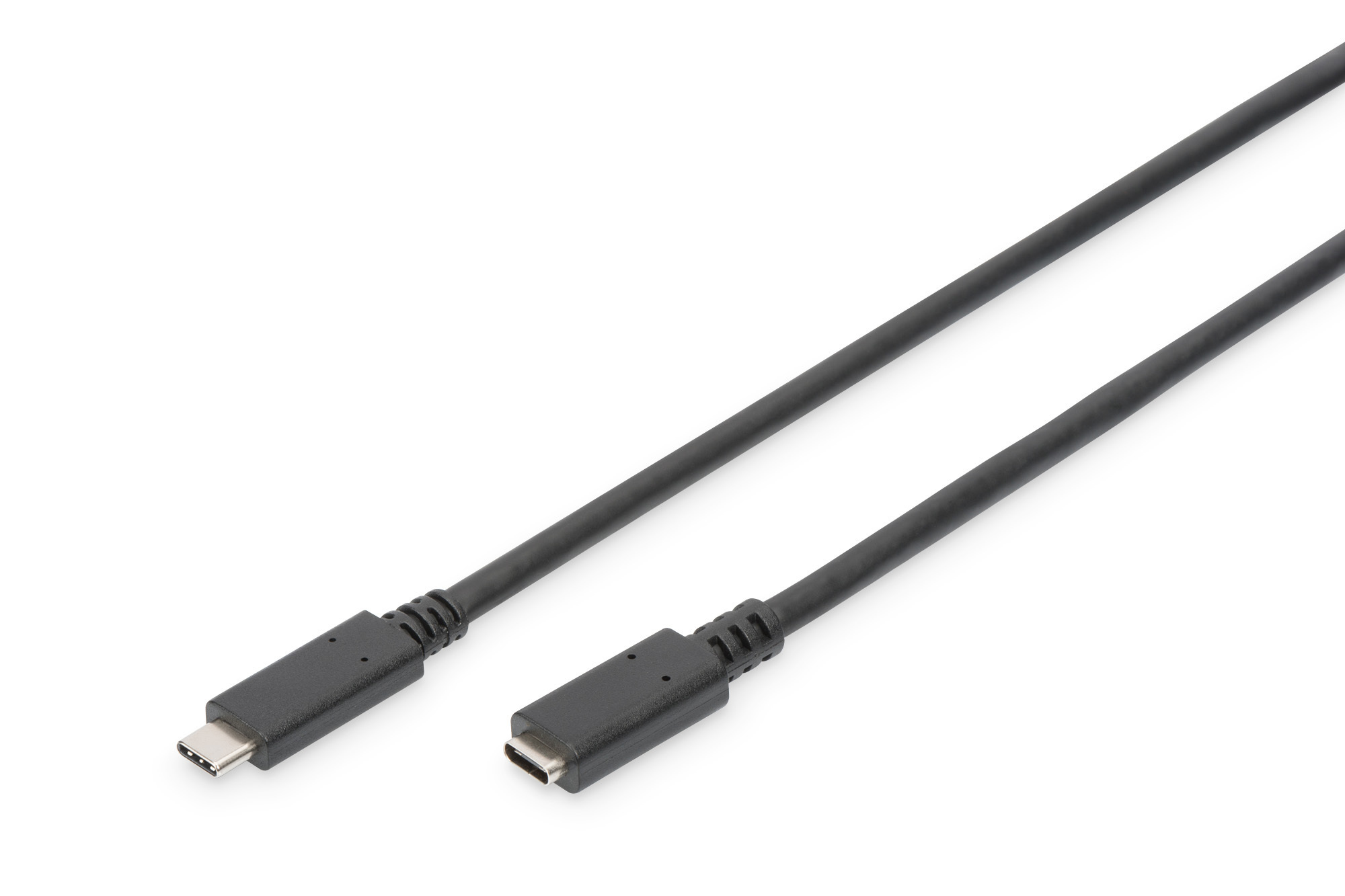 DIGITUS AK-300210-015-S USB Type-C Verlängerungskabel, Typ C St/Bu, 1,5m