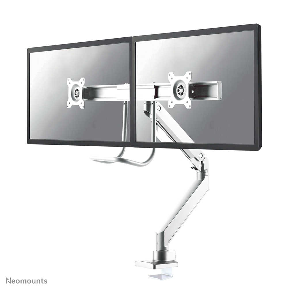 Neomounts NM-D775DXWHITE Monitorarm 10-32" - Gasfeder - Topfix - 180°-Stopp Neomounts NM-D775DXWHITE Monitorarm 10-32" - Gasfeder - Topfix - 180°-Stopp