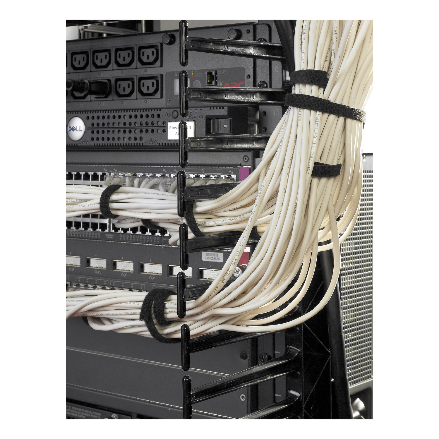 Serverrack, Datenkabel, Netzwerkkabel, Netzwerkrack, Verkabelung