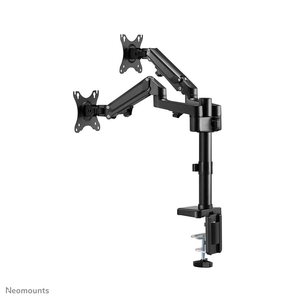 Neomounts Monitor-Tischhalterung - Klemme /Bolzen - 7 kg - 43,2 cm (17 Zoll) - 68,6 cm (27 Zoll) - 100 x 100 mm - Schwarz