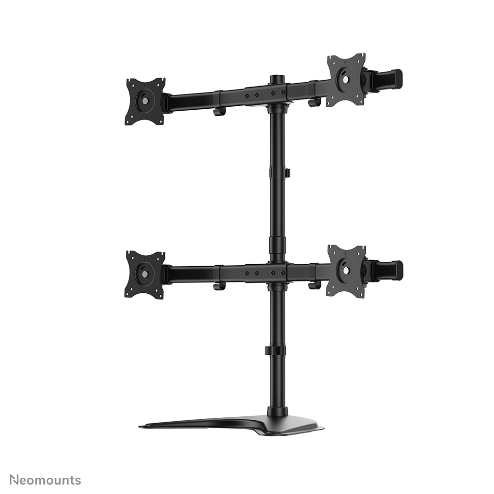 Monitorhalterung, Dualmonitorhalterung, Schwenk-/Neigefähig, Vesa-kompatibel, Standsystem